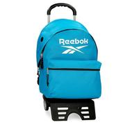 Reebok Boston Mochila Escolar con Carro Azul 31x44x17,5 cms Poliéster 23,87L by Joumma Bags