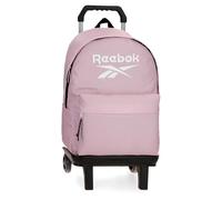 Reebok Boston Mochila Escolar con Carro Rosa 31x44x17,5 cms Poliéster by Joumma Bags