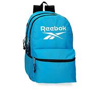 Reebok Boston Mochila Escolar Doble Compartimento Azul 31x44x15 cms Poliéster 20,46L