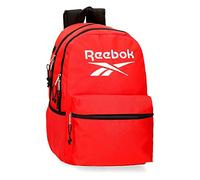 Reebok Boston Mochila Escolar Doble Compartimento Rojo 31x44x15 cms Poliéster 20,46L