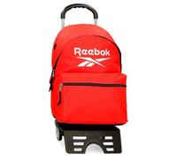 Reebok Boston Mochila Escolar con Carro Rojo 31x44x17,5 cms Poliéster 23,87L by Joumma Bags