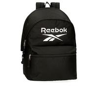 Reebok Boston, Equipaje Bolsa De Mensajero Niños, Negro (Black), Mochila Para Portátil Doble Compartimento