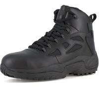 Reebok Botas de respuesta rápida para hombre, con cremallera lateral, 15,24 cm, color marrón claro, 48 EU, Negro, 8-W US mens