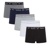 Reebok Boyes Boxers Pack | Calzoncillos Hombre Boxer Algodon Transpirable Y Elástico | Ajuste Cómodo Diario | Pack Calzoncillos Hombre Algodon Suave Premium