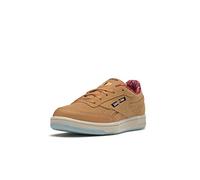 Reebok Boy's Club C Sneaker, Rich Ochre/Diffused Blue/Stadium Red, 10.5 Little Kid