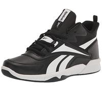 Reebok Boy's More Buckets Basketball Shoe, Black/White, 4.5 Little Kid