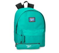 Reebok Mochila y estuche Brooklyn Colors. Color Verde