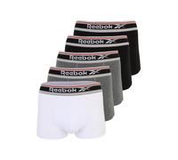Reebok Calzoncillo boxer 'JAY' gris / rojo / negro / blanco S gris / rojo / negro / blanco