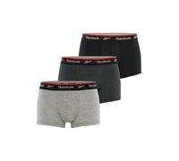 Reebok Calzoncillo deportivo 'Redgrave' gris oscuro / gris moteado / rojo / negro XL gris oscuro / gris moteado / rojo / negro