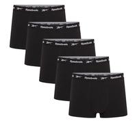 Reebok Calzoncillos bóxer Boyes para Hombre,Pack de 5 Calzoncillos Deportivos para Hombre, Transpirables y elásticos, de Mezcla de algodón, Pack múltiple de Calzoncillos bóxer