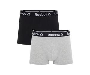 Reebok Calzoncillos bóxer para hombre pack 2 - Gris . Talla Negro#Tallas:L