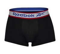 REEBOK Traje Deportivo para Hombre con Absorción de Humedad, Cintura de Contraste con Logotipo Bóxer, Black with Pure Grey WB, S