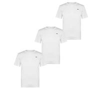 Reebok Camisa Santo para Hombre, Color Negro, Blanco y Gris, Paquete de 3, Blanco, S