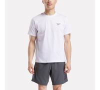 Reebok - Camiseta con Logo Pequeño ID, Hombre, White, Tamaño: L