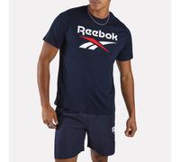 Reebok - Camiseta de hombre Bruno Big Logo con cuello redondo y manga corta, Hombre, Vector Navy, Tamaño: L