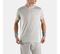 Reebok - Camiseta de hombre con bloques ID Train, Hombre, Grey 1/Inverted Aqua, Tamaño: L