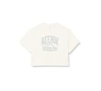 Reebok Camiseta de Manga Corta Mujer Graphic Logo Blanco