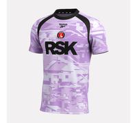 Reebok - Camiseta de Portero Visitante Charlton Athletic para Niño, Purple, Tamaño: YM