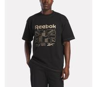 Reebok - Camiseta gráfica de hombre Forge Standard, BLACK, Tamaño: L