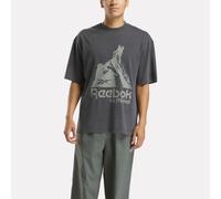 Reebok - Camiseta Gráfica Unisex Reebok x Market, Black, Tamaño: L