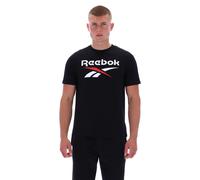 Reebok - Camiseta para Hombre con Logo ID de 2 Colores, Black, Tamaño: L