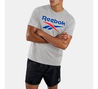 Reebok - Camiseta para Hombre con Logo ID de 2 Colores, Hombre, Light Grey Marl, Tamaño: XL