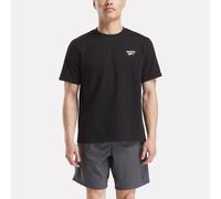 Reebok Cody Small Logo Crew Neck SS tee Shirt, Negro, S