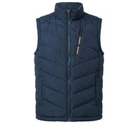 Reebok Chaleco Puffer 2-en-1 Para Hombre Reversible Casual Nueva Navy