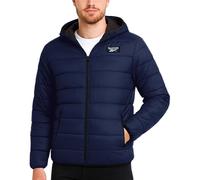 Reebok - Chaqueta acolchada con capucha para hombre, abrigo ligero e impermeable de invierno con aislamiento térmico (tallas S a 4XL), Small