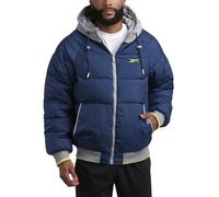 Reebok Chaqueta acolchada para hombre, resistente, resistente a la intemperie, acolchada, puños acanalados, chaquetas de esquí para hombre (tallas: M-XXL), Azul (Batik Blue), XX-Large