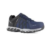 Reebok - Chaussures de sécurité Basses Bleue Marine et Noir en Microfibre et Cuir embout Aluminium Trail Grip S1P SRC 43 Bleu Marine/Noir