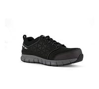 Reebok - Chaussures de sécurité basses noire en cuir imperméable embout aluminium S3 SRC 36 Noir