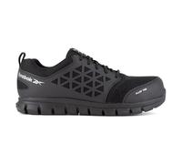 Reebok - Chaussures de sécurité Basses Noire en microfibres et Nylon embout Aluminium S1P SRC ESD 39 Noir