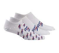 Reebok CL Fo Invisible Sock 3P Calcetines, Unisex Adulto, Blanco/vecblu/vecred, L
