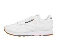 Reebok CL LTHR Zapatillas de running, Hombre, Blanco (White / Gum / 2), 41