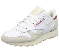 Reebok Classic Leather 001, Zapatillas de Deporte Mujer, Ftwwht Chalk Sedros, 37.5 EU