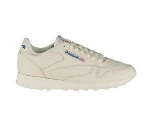 Reebok Classic Leather 001, Zapatillas de Deporte Unisex adulto, Chalk Vecblu Vecred, 34.5 EU
