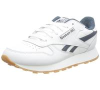 Reebok Classic Leather 001, Zapatillas de Deporte Unisex niños, Ftwwht Hooblu Rbkg07, 36 EU