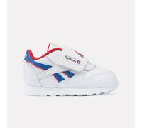 Reebok Classic Leather, Zapatillas de Deporte Unisex para niños, Ftwrwhite Vectorblue Vectorred, 26.5 EU