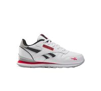 Reebok Classic Leather Step, Zapatillas Unisex niños, FTWWHT/PUGRY3/VECRED, 31.5 EU