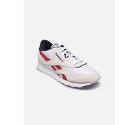 Reebok Classic Nylon, Zapatillas Hombre, Ftwr White Flash Red Vector Navy, 42 EU