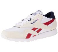 Reebok Classic Nylon, Zapatillas Hombre, Ftwr White Flash Red Vector Navy, 34.5 EU