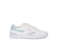 Reebok Clip de Avance de Corte, Zapatos DE Tenis Mujer, Chalk Softblue Fiercegold, 38.5 EU