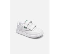 Reebok - Zapatillas Club C 2V para bebés, White/Glegrn/Vector Blue, Tamaño: 21