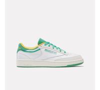 Reebok - Club C 85 Sneakers, White/Upgradegreen/Chalk, Tamaño: 40