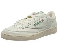 Reebok Club C 85 Vintage, Zapatillas Unisex Adulto, Chalk Paperwhite Glen Green, 42.5 EU