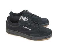 Reebok Club C 85, Zapatillas de Deporte Unisex adulto, Cblack Ftwwht Rbkle3, 44 EU