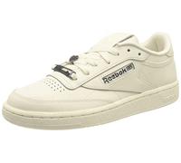 Reebok Club C 85, Zapatillas Mujer, Blanco (Chalk Chalk Noble Grey), 37.5 EU