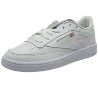 Reebok Club C 85, Zapatillas Mujer, Blanco (Footwear White/Dark Orchid/Aqua Dust), 37 EU