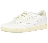 Reebok Club C 85, Zapatillas Mujer, Multicolor (White/Beige), 36.5 EU Ancho